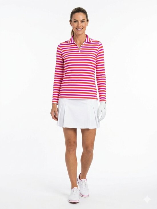 Jude Connally Tops - Jude Connally Quarter-zip Activewear Pullover